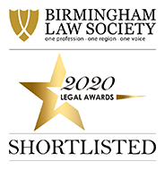 Birmingham Law Society Legal Awards Shortlisted 2020